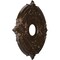 Ekena Millwork Attica PVC Medallion (Canopies up to 5 5/8"), 16"OD x 3 1/2"ID x 1"P, Textured Metallic Mystic Brown CMP16ATAMB - alternate 3